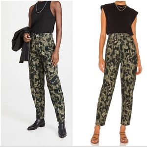 WeWoreWhat Dani Boyfriend High Rise jeans camo